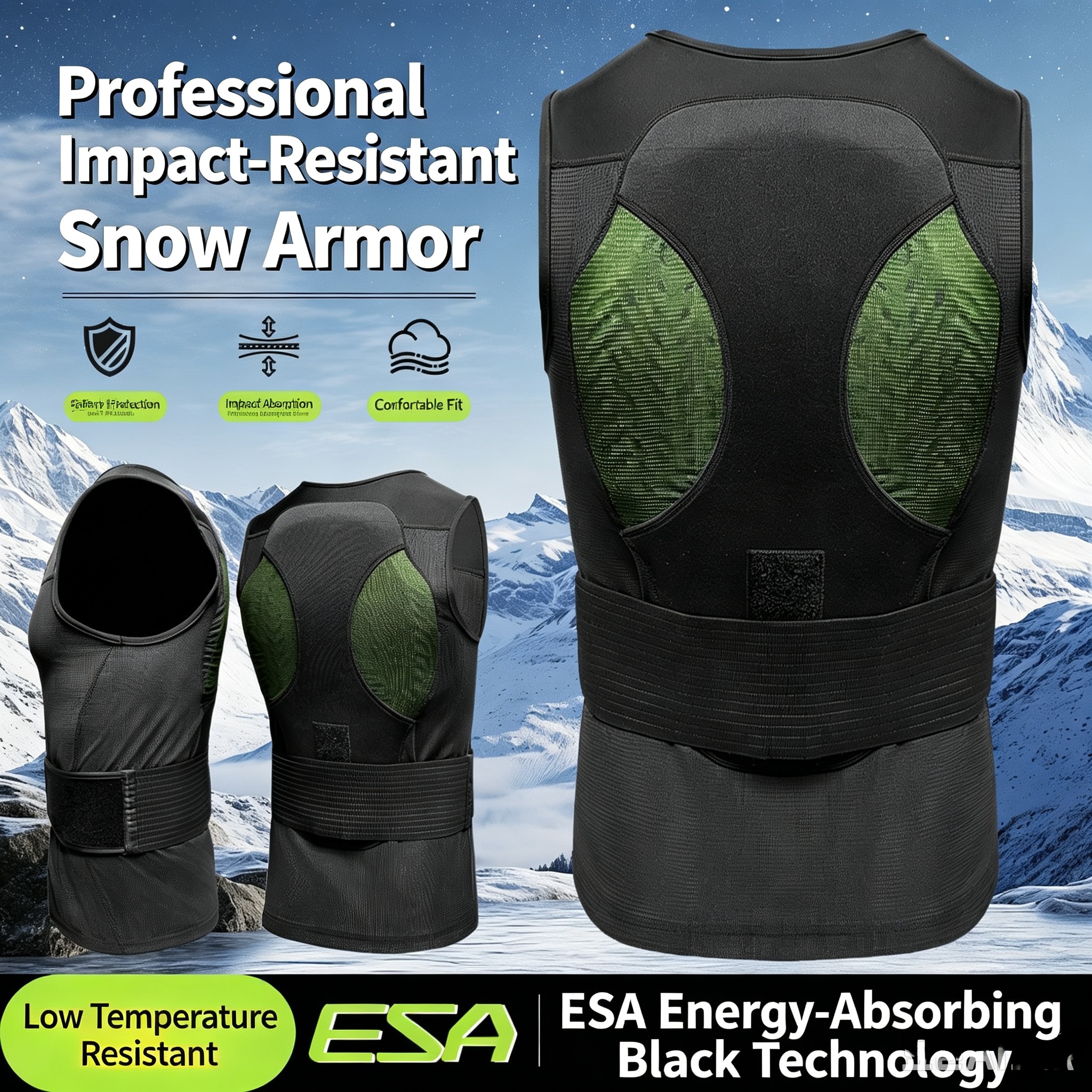 EN 1621-1 CE certification testing for ski protection back protector